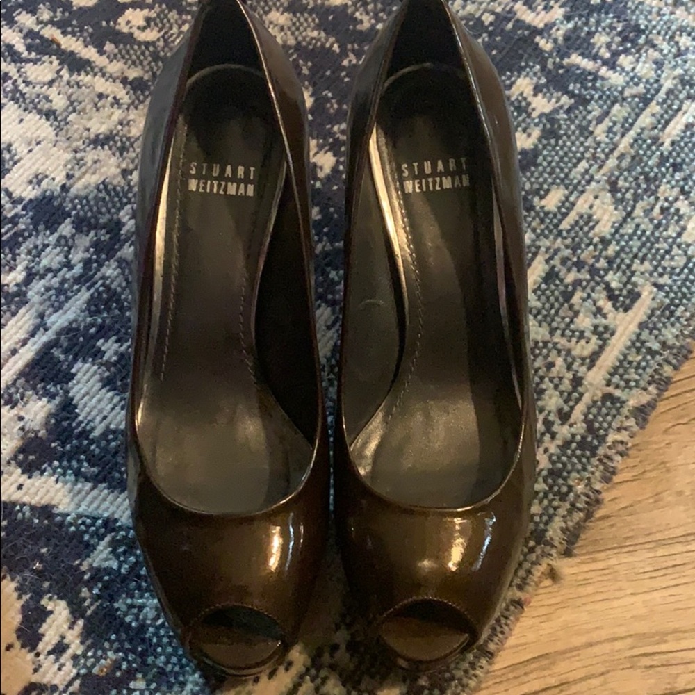 Stuart Weitzman Peep Toe Heels